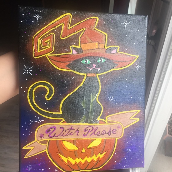 [Original Painting] ” Witch Please” - Picture 5 of 13